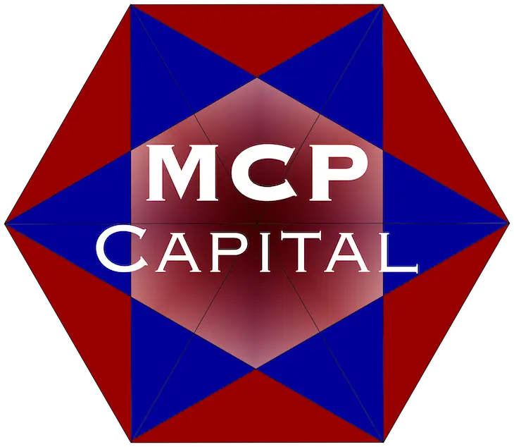 MCP Capital corporate logo featuring a modern geometric design